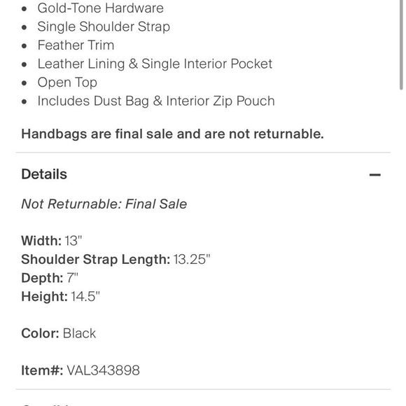 valentino by your side feather bucket bag retail $2,795 - Picture 16 of 16